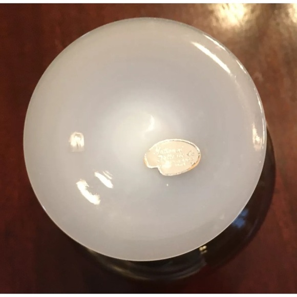 National Potteries Grey Brandy Glass w/White Stem - Picture 6 of 7